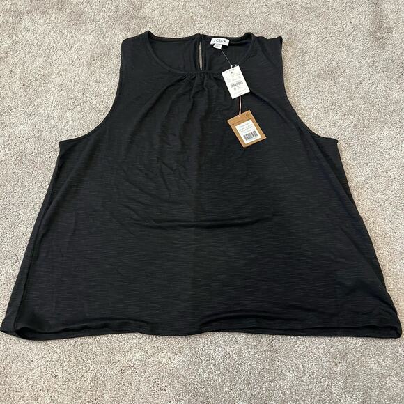 NWT J Crew Black Sleeveless Tank Top Size XXL Plus Size - Picture 5 of 7
